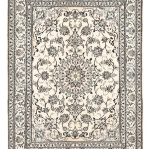 Persisk teppe - Nain - 200 x 148 cm - lys beige