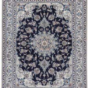 Persisk teppe - Nain - 200 x 148 cm - mørkeblå