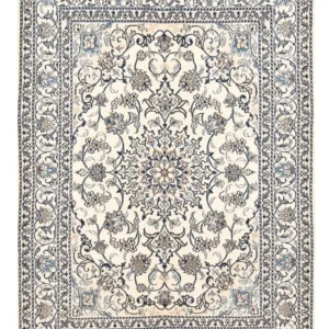 Persisk teppe - Nain - 200 x 149 cm - lysegrå