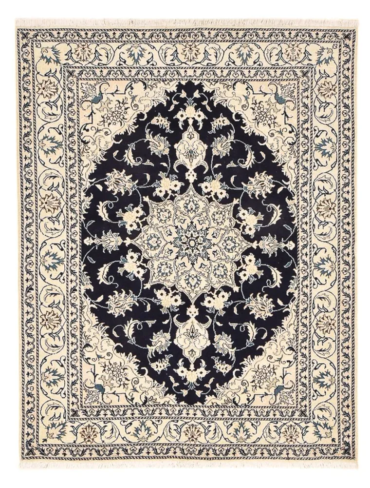 Persisk teppe - Nain - 200 x 149 cm - mørkeblå