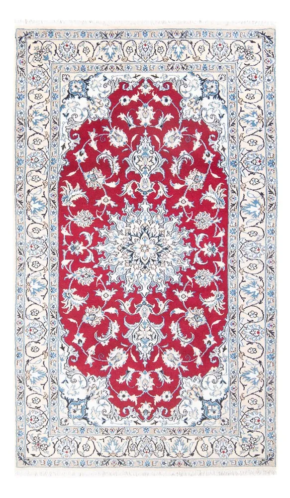Persisk teppe - Nain - 201 x 117 cm - rød