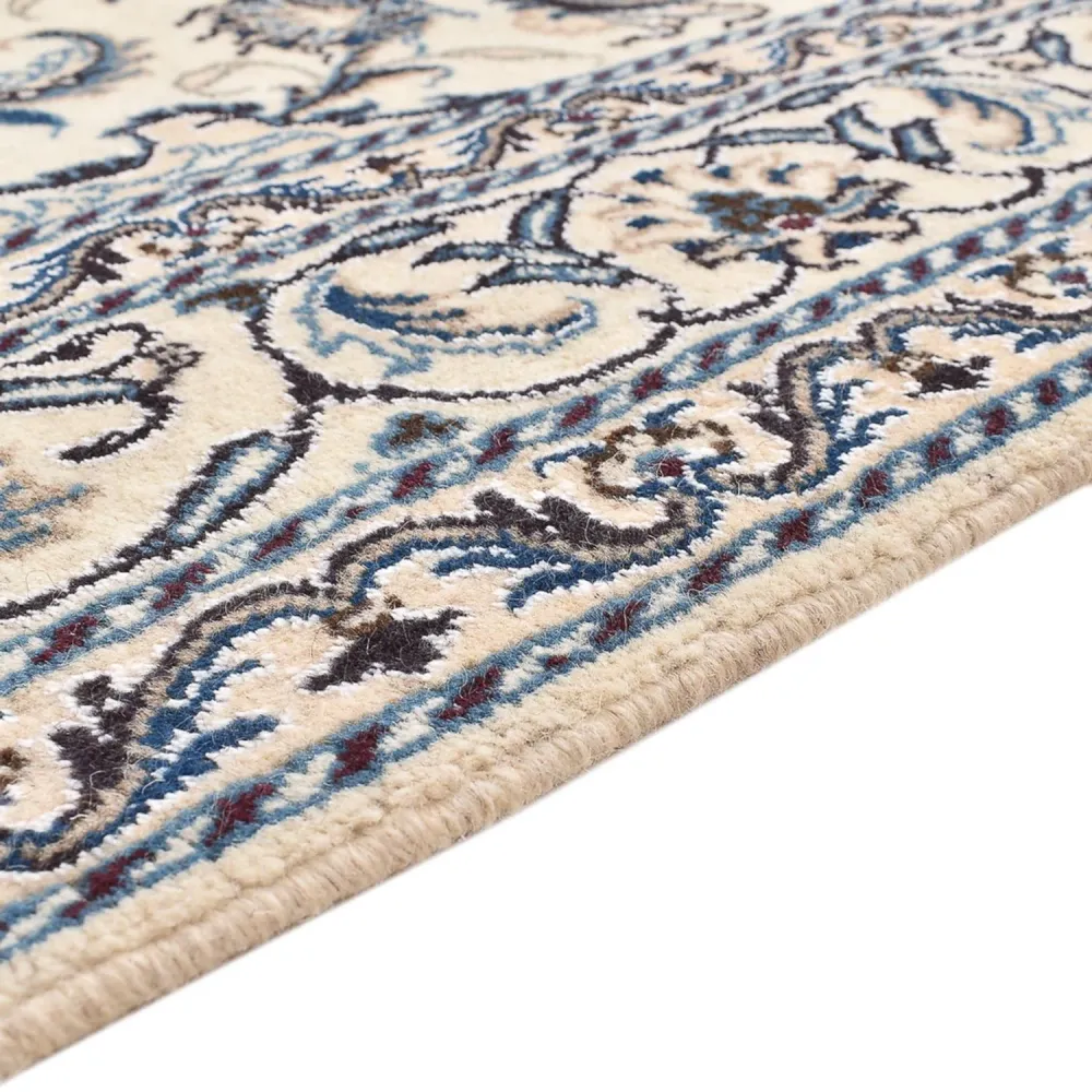 Persisk teppe - Nain - 201 x 145 cm - lys beige