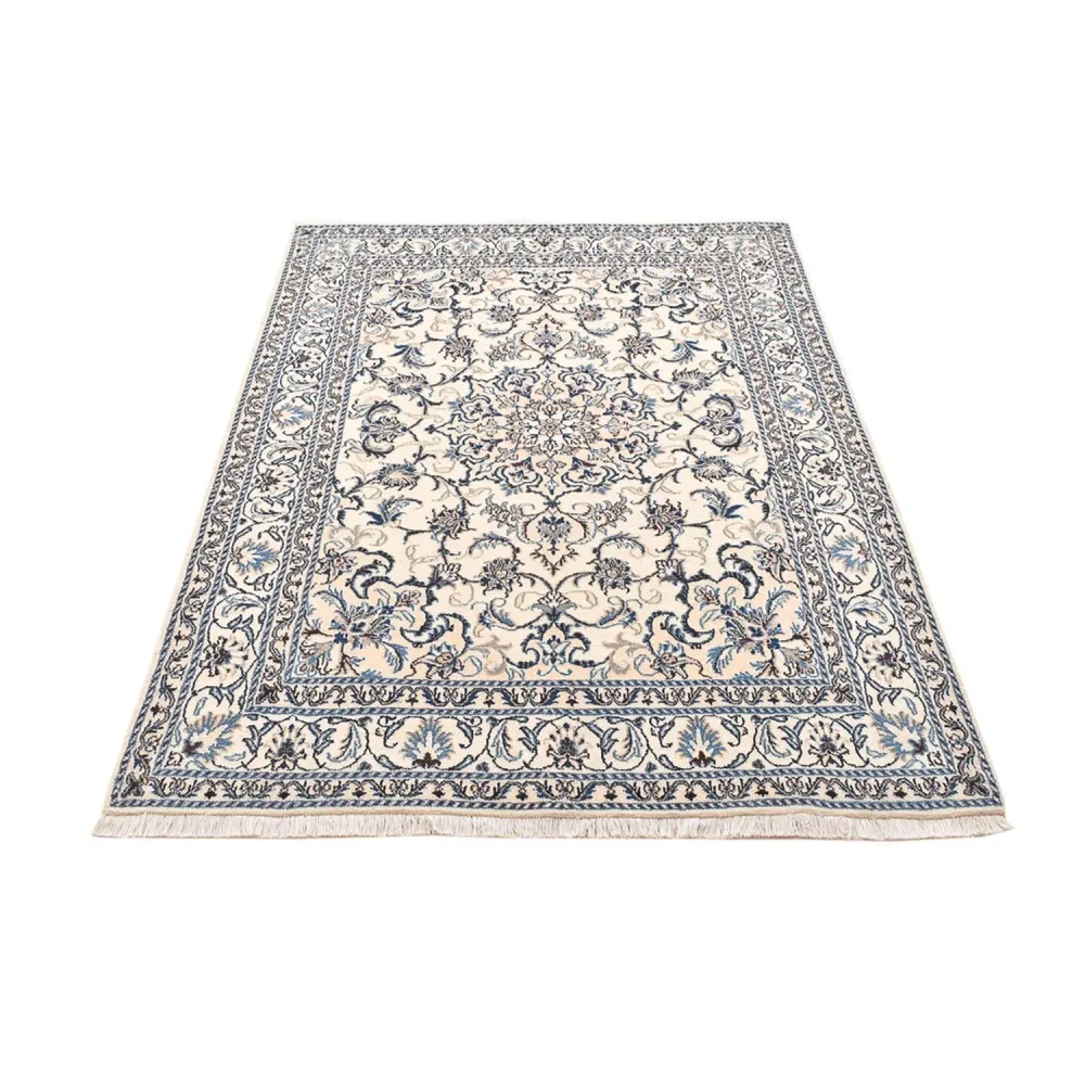 Persisk teppe - Nain - 201 x 145 cm - lys beige