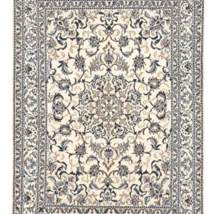 Persisk teppe - Nain - 201 x 145 cm - lys beige