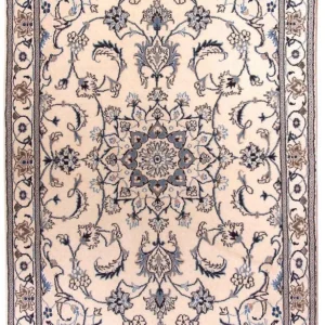 Persisk teppe - Nain - 202 x 120 cm - beige