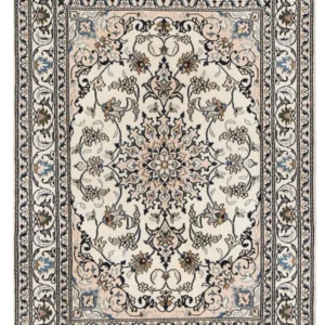 Persisk teppe - Nain - 202 x 146 cm - krem