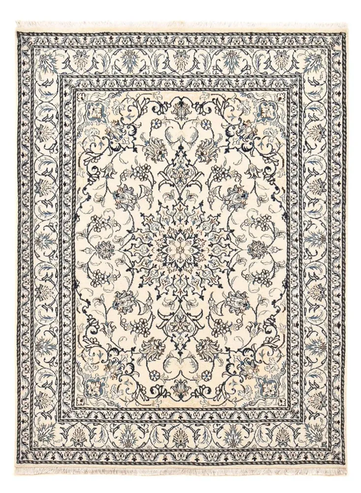 Persisk teppe - Nain - 202 x 150 cm - lys beige
