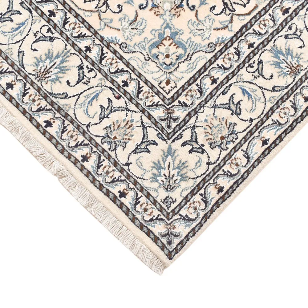 Persisk teppe - Nain - 202 x 150 cm - lys beige