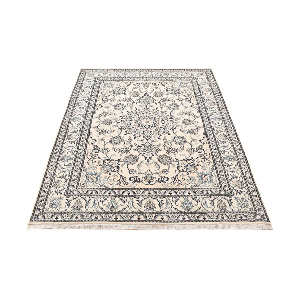 Persisk teppe - Nain - 202 x 150 cm - lys beige