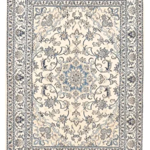 Persisk teppe - Nain - 203 x 148 cm - lys beige