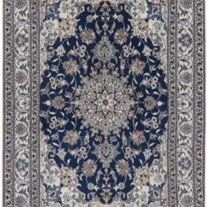 Persisk teppe - Nain - 205 x 145 cm - mørkeblå