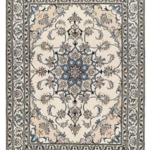 Persisk teppe - Nain - 205 x 147 cm - krem