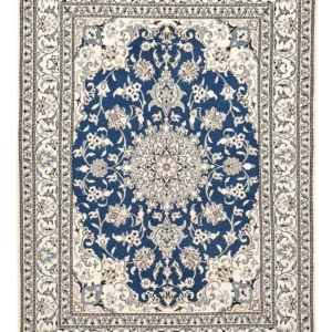 Persisk teppe - Nain - 205 x 149 cm - blå