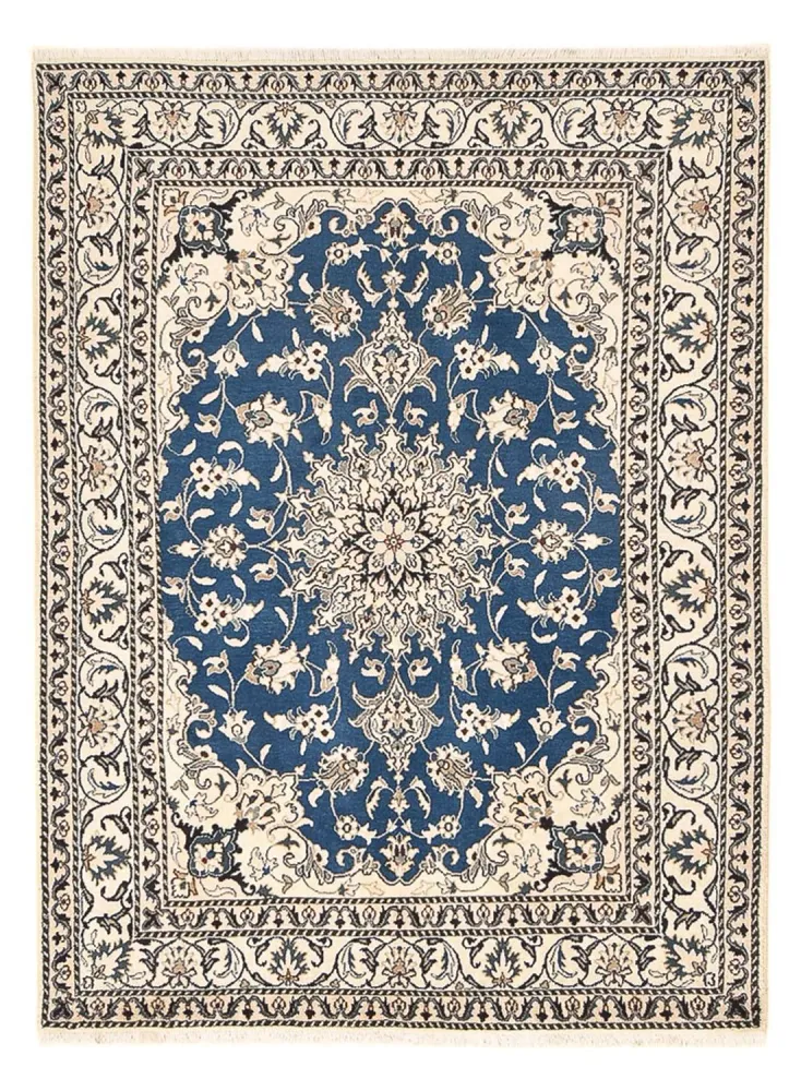 Persisk teppe - Nain - 205 x 150 cm - blå