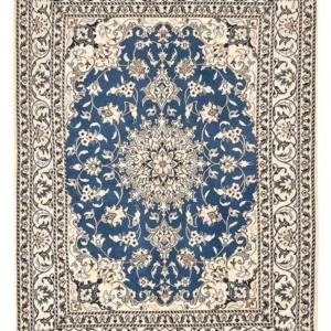 Persisk teppe - Nain - 205 x 150 cm - blå
