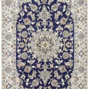 Persisk teppe - Nain - 206 x 120 cm - blå