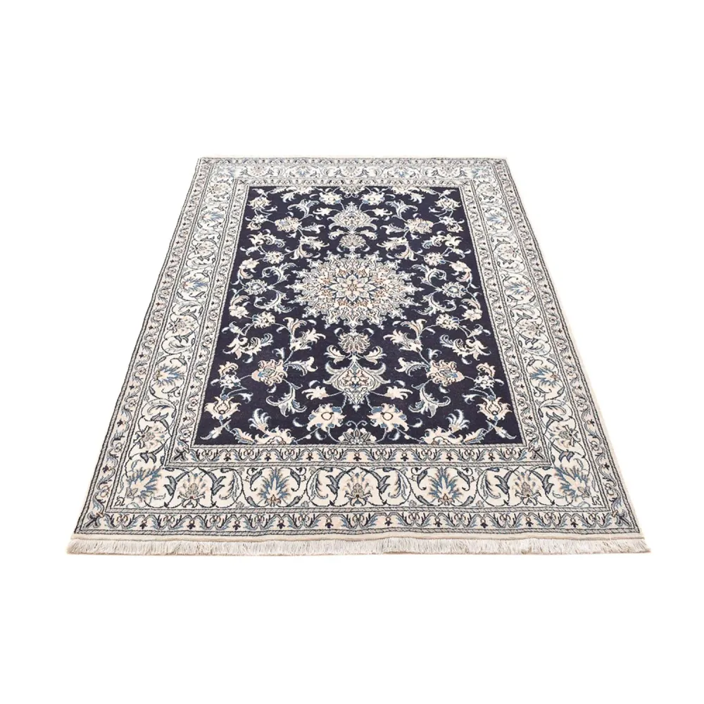 Persisk teppe - Nain - 207 x 146 cm - mørkeblå