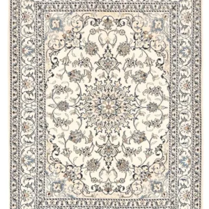 Persisk teppe - Nain - 209 x 146 cm - lys beige