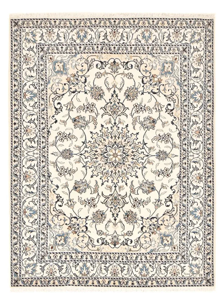 Persisk teppe - Nain - 209 x 146 cm - lys beige