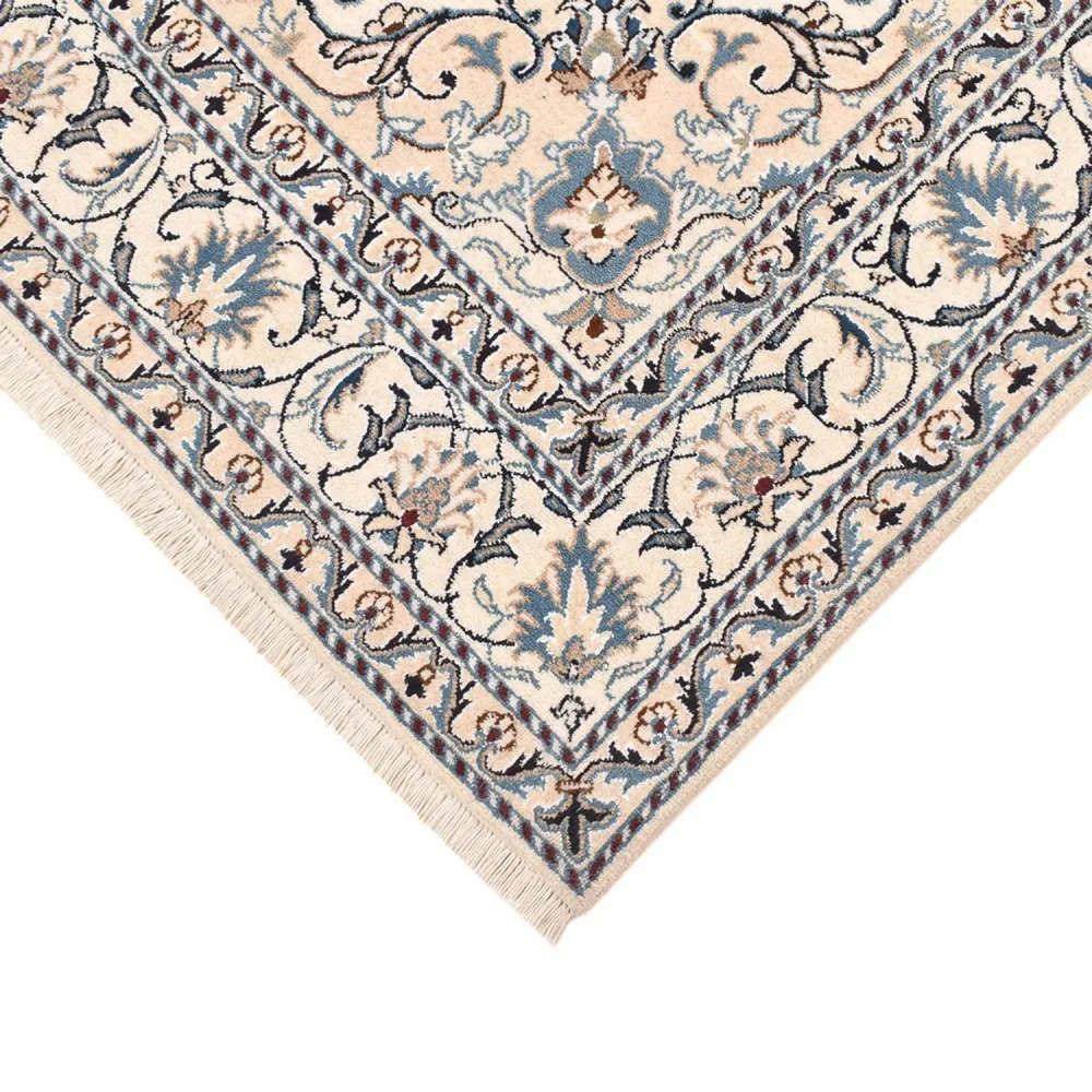 Persisk teppe - Nain - 209 x 146 cm - lys beige