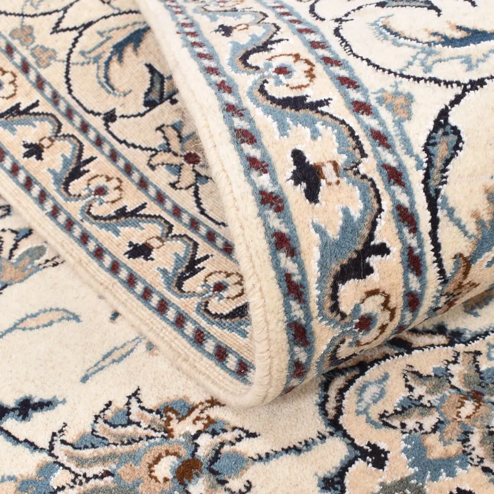 Persisk teppe - Nain - 209 x 146 cm - lys beige