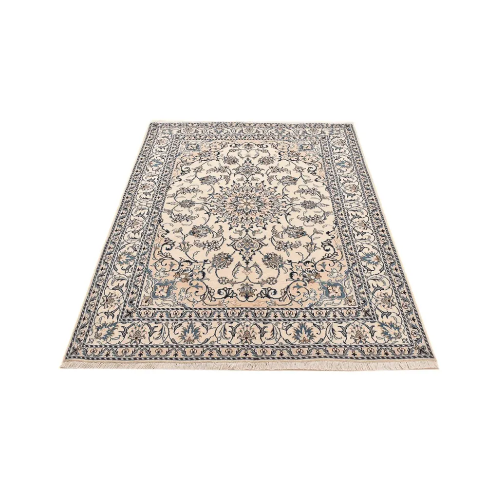 Persisk teppe - Nain - 209 x 146 cm - lys beige