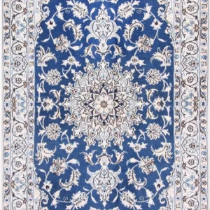 Persisk teppe - Nain - 211 x 122 cm - blå