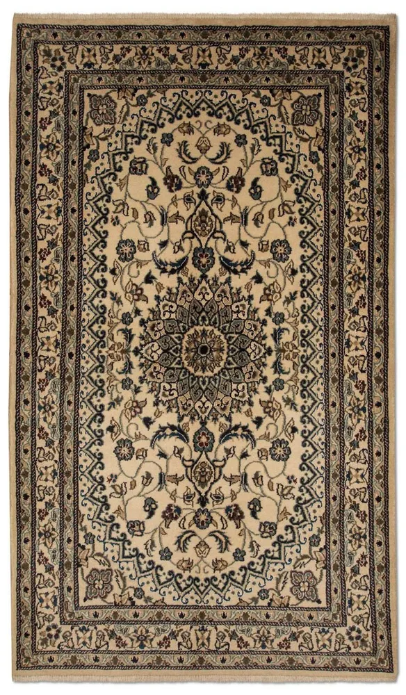 Persisk teppe - Nain - 214 x 118 cm - beige