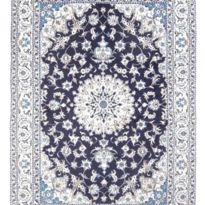 Persisk teppe - Nain - 226 x 167 cm - mørkeblå