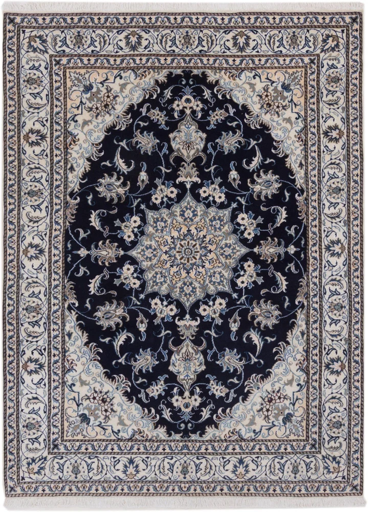Persisk teppe - Nain - 228 x 170 cm - mørkeblå