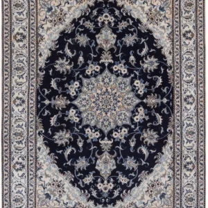 Persisk teppe - Nain - 228 x 170 cm - mørkeblå