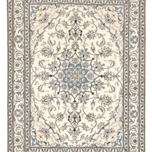 Persisk teppe - Nain - 230 x 167 cm - lys beige