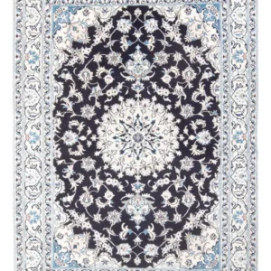 Persisk teppe - Nain - 231 x 163 cm - mørkeblå