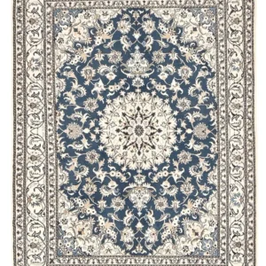 Persisk teppe - Nain - 233 x 168 cm - lyseblå