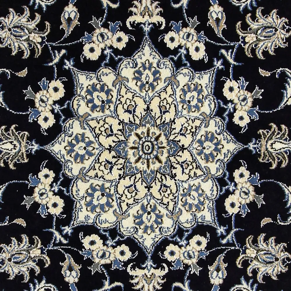 Persisk teppe - Nain - 235 x 165 cm - mørkeblå