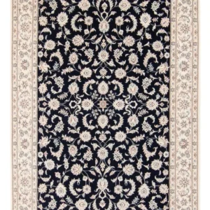 Persisk teppe - Nain - 235 x 172 cm - mørkeblå
