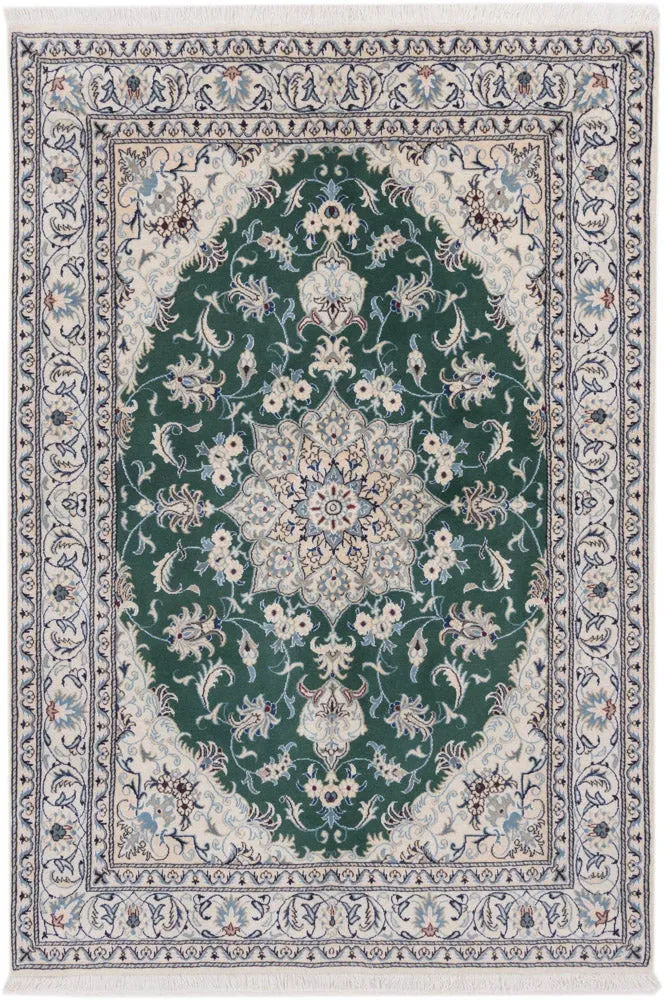Persisk teppe - Nain - 237 x 162 cm - grønn