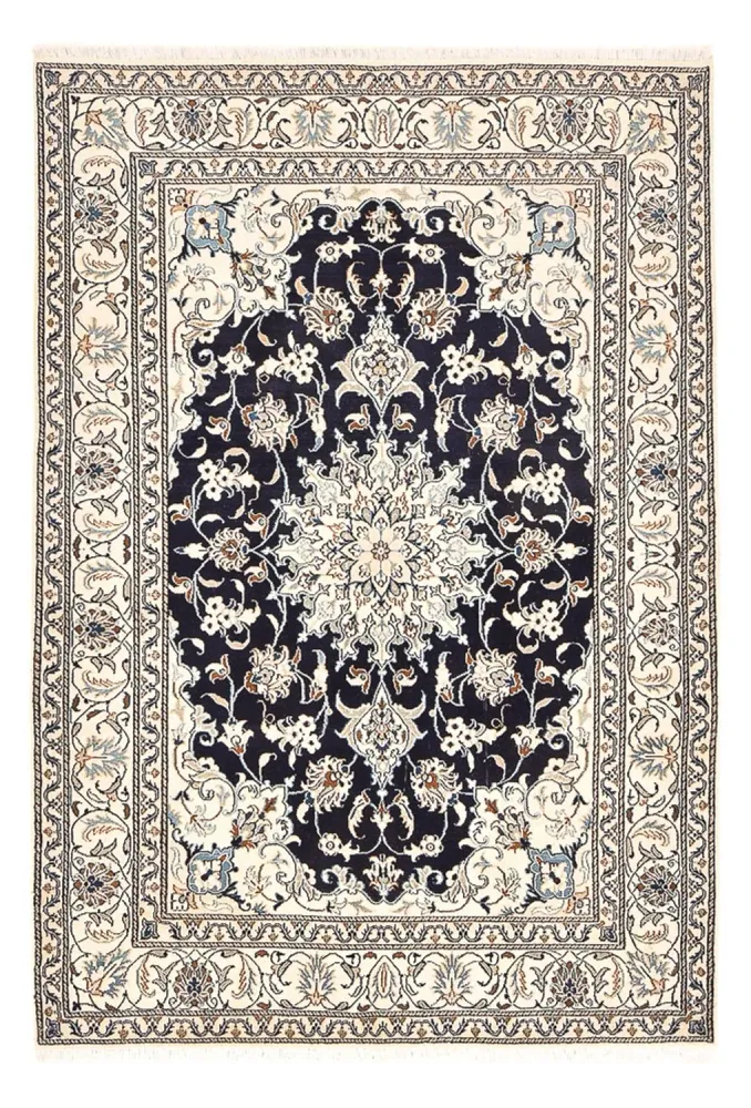 Persisk teppe - Nain - 237 x 165 cm - mørkeblå