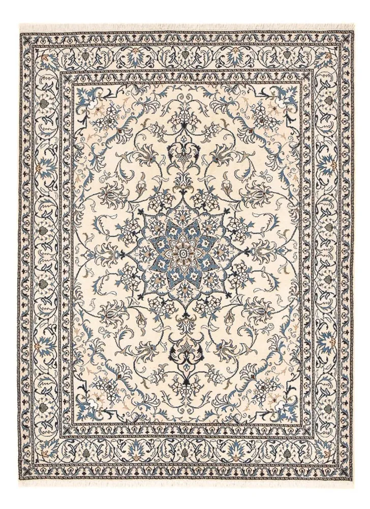 Persisk teppe - Nain - 239 x 170 cm - lys beige