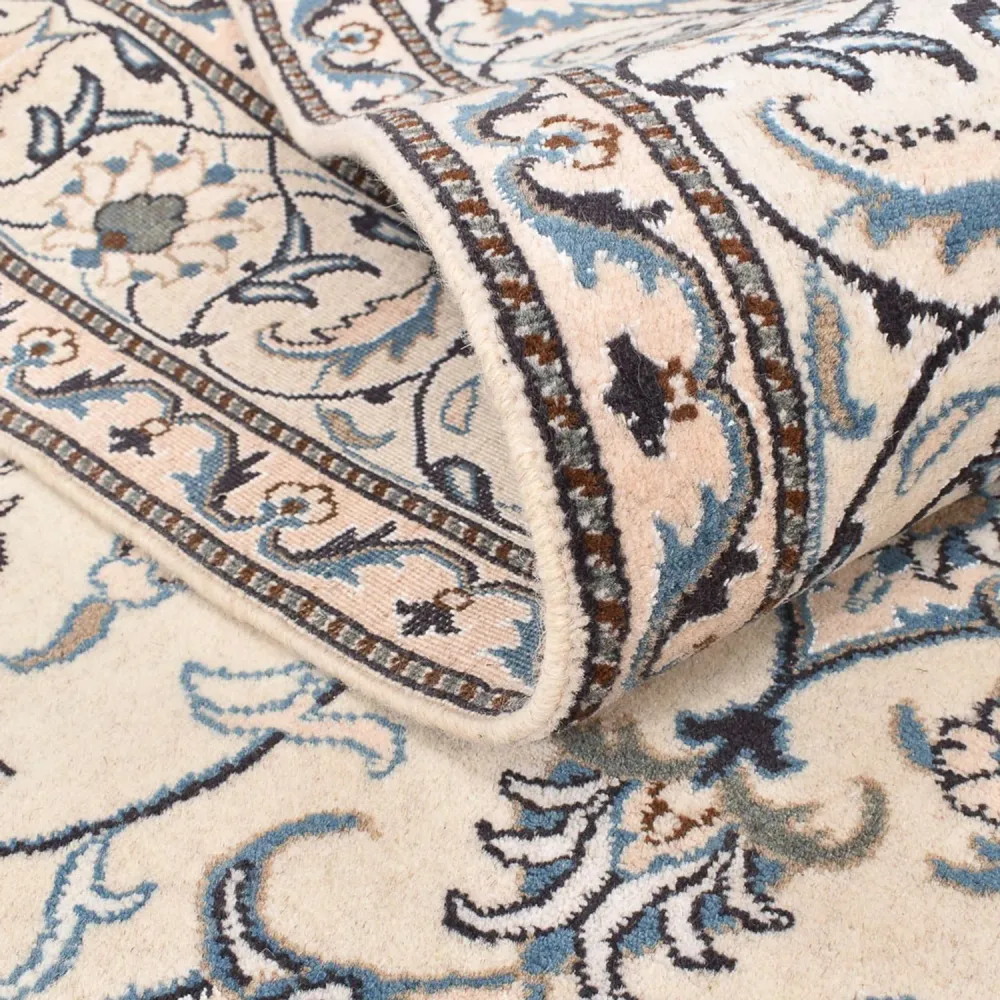 Persisk teppe - Nain - 239 x 170 cm - lys beige
