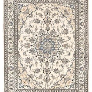 Persisk teppe - Nain - 240 x 168 cm - lys beige