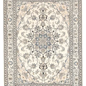 Persisk teppe - Nain - 241 x 164 cm - lys beige