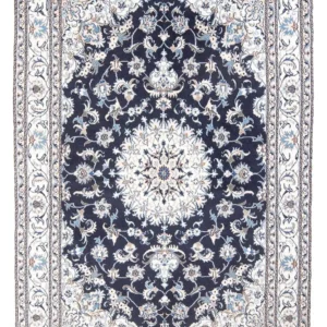 Persisk teppe - Nain - 241 x 167 cm - mørkeblå