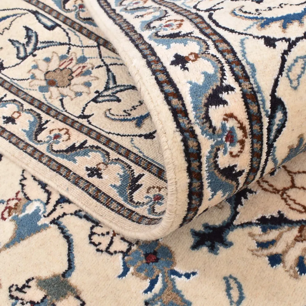 Persisk teppe - Nain - 241 x 170 cm - lys beige