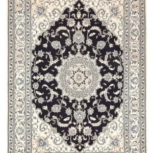 Persisk teppe - Nain - 245 x 166 cm - mørkeblå