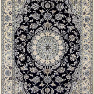 Persisk teppe - Nain - 246 x 154 cm - mørkeblå