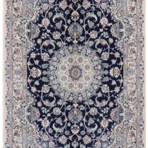 Persisk teppe - Nain - 254 x 154 cm - mørkeblå