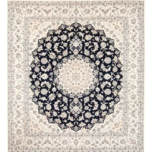 Persisk teppe - Nain - 263 x 225 cm - mørkeblå