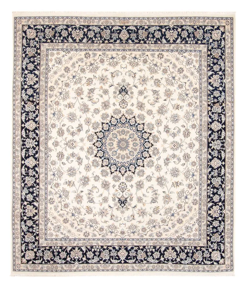 Persisk teppe - Nain - 265 x 225 cm - krem