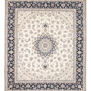 Persisk teppe - Nain - 265 x 225 cm - krem